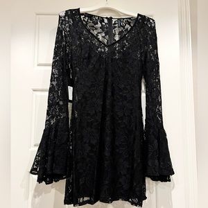 Black lace Marciano dress